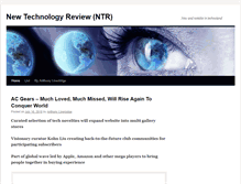 Tablet Screenshot of newtechnologyreview.com